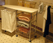 ironing station with closet